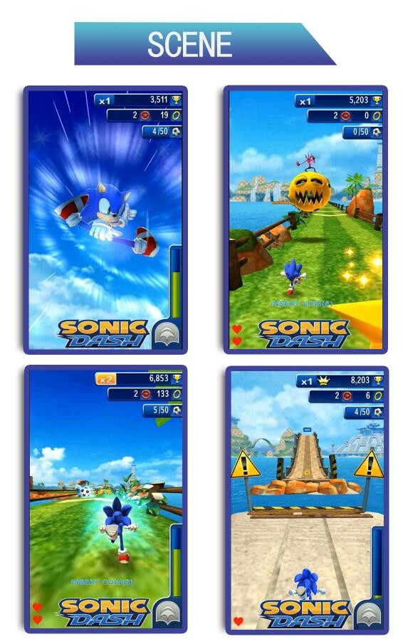 Sonic dash video arcade game machine redemption tickets skill game machine