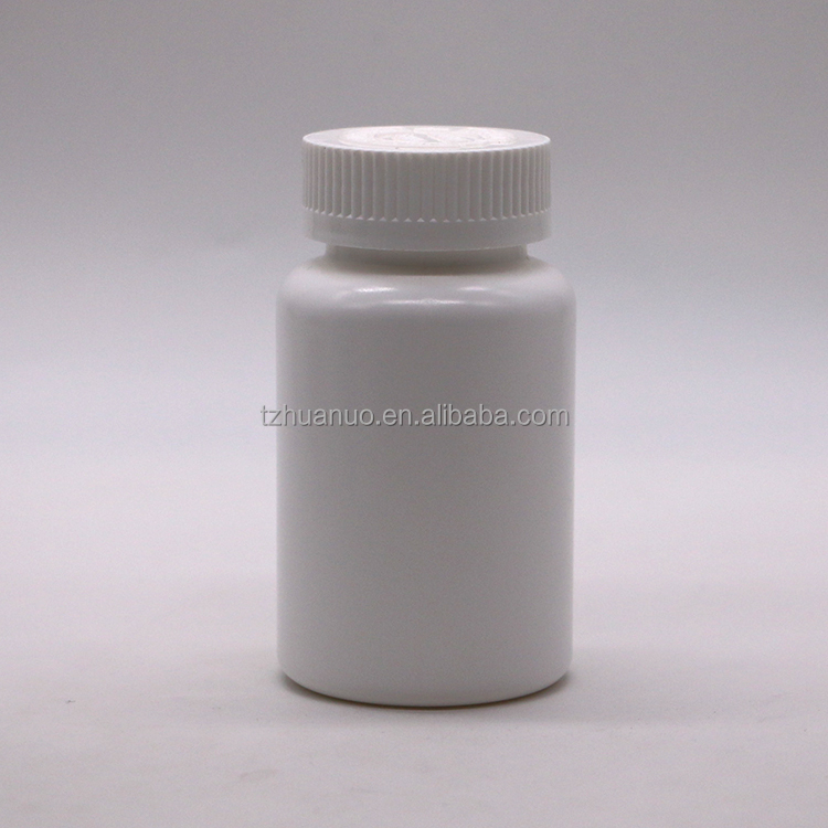 Collar Material PE 150ml Empty Round Plastic Bottle with Child Resistant Lids