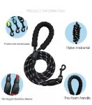 Reflective Rope Pet Nylon Dog Leash 1.5m Customized Logo