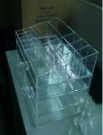 Clear Acrylic Makeup Organizer Drawer Type Perspex Cosmetic Storage Box Plastic