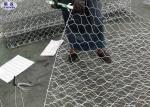 Hot Dipped Galvanised Gabion Wall Cages , Welded Wire Gabion Baskets