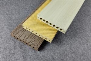 Wholesale Beige Colorable WPC Composite Wood Decking High Fire-resistance from china suppliers