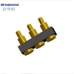 3Pin Norway Ce Standard Female Connector Magnetic spring loaded pin Connector