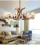 Whitetail deer antler chandelier for coffee Restaurant Bar Cloths Shop Lighting