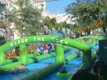 300m PVC Tarpaulin Giant Inflatable Water Slide Little Tikes Outdoor