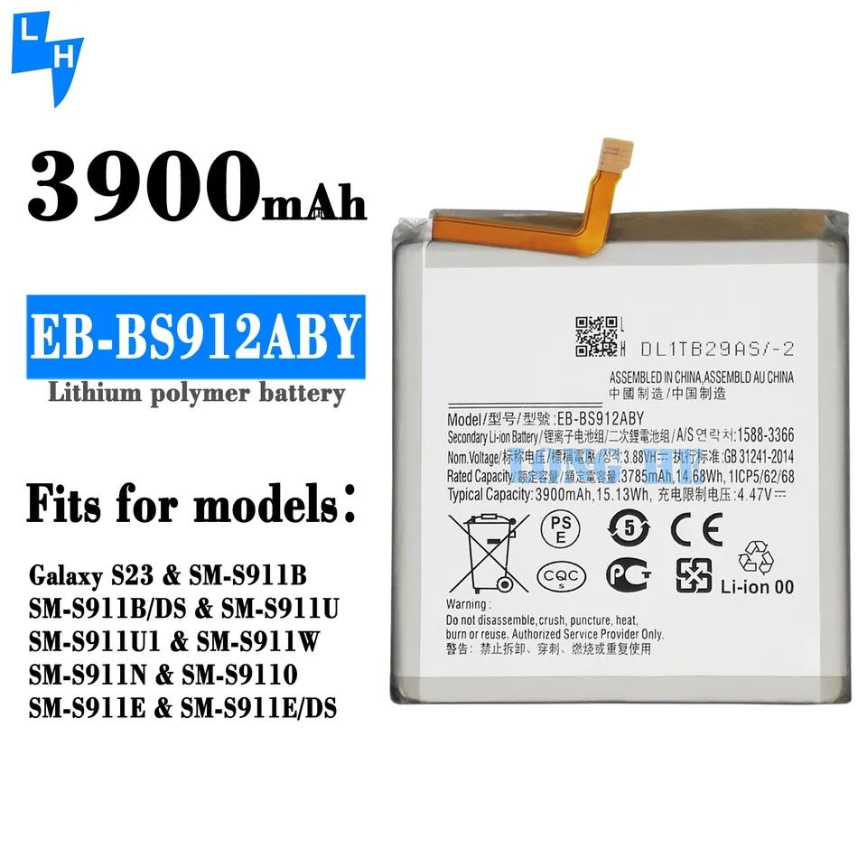 Stock EB-BS912ABY EB-BS916ABY EB-BS918ABY Battery for Samsung S23 S23 S23Ultra Original