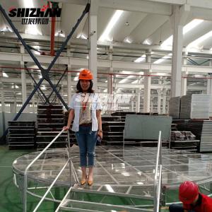 Wholesale Outdoor Event Glass Floor Portable Dance Stage TUV Certified 800kgs/Sqm from china suppliers