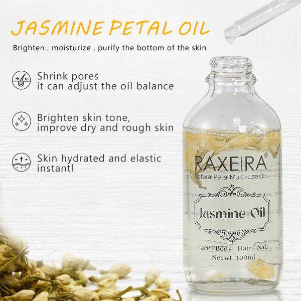 Vitamin E Jasmine Flower Multi-Use Oil For Face, Body And Hair