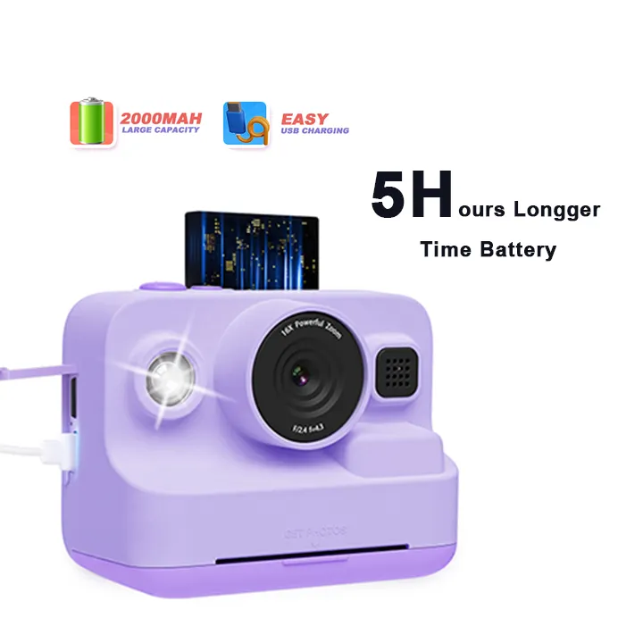 X11S Mini Dual Lens Kids Camera 1080P Bunny Cartoon Children Camera Adorable Toy Kids Selfie Digital Camera As Gift Prize