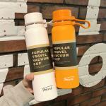 Dual Stainless Steel 650ml 850ml 1100ml Vacuum Flask Climbing Fitness Thermal