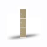 Corrosion Resistance 3 Doors Gym Staff Metal Lockers