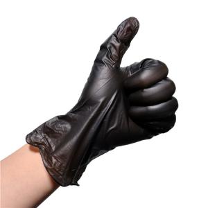 Wholesale Nontoxic Vinyl Powder Free Disposable Gloves , Plastic Vinyl Gloves Alkai Resistant from china suppliers