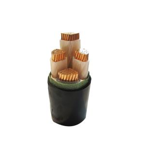 Wholesale Black Steel Armored 4 Core HV XLPE Cable , 132kV HV Coaxial Cable from china suppliers