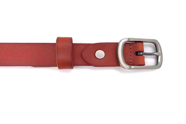 Classic Zinc Alloy Buckle Womens Genuine Leather Belt 90-110cm Length