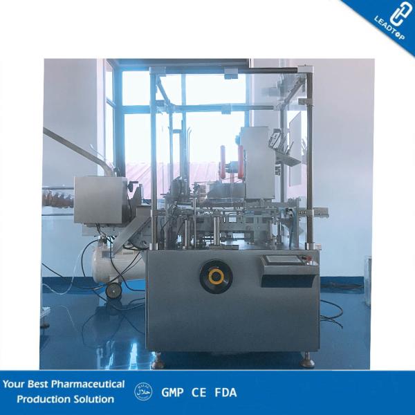 Vertical Interval Auto Cartoner Machine Pharmaceutical Blister Sachet Bottle