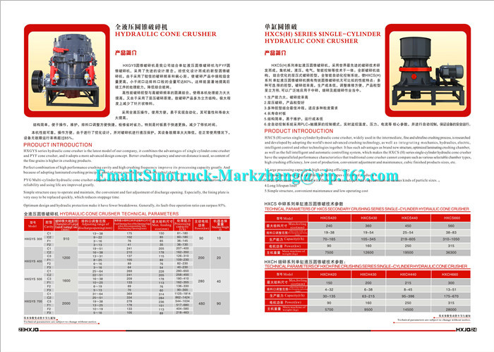 4/3 Ft Single Cylinder Hydraulic Cone Crusher / Rock Crushing Equipment For Gold Ore Iron Ore