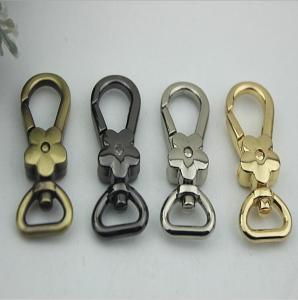 Wholesale New arrival zinc alloy metal accessories 12 mm nickle snap hook for bags from china suppliers