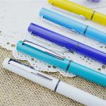 Gel pen,Promotional gel-ink pen with cap,black rubber gel-ink pen,