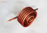 Fuel Gas Coolers Copper Coil Heat Exchanger / Finned Tube Coil