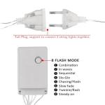 110V 220V LED Star Curtain String Light Fairy Lights Christmas Garland For