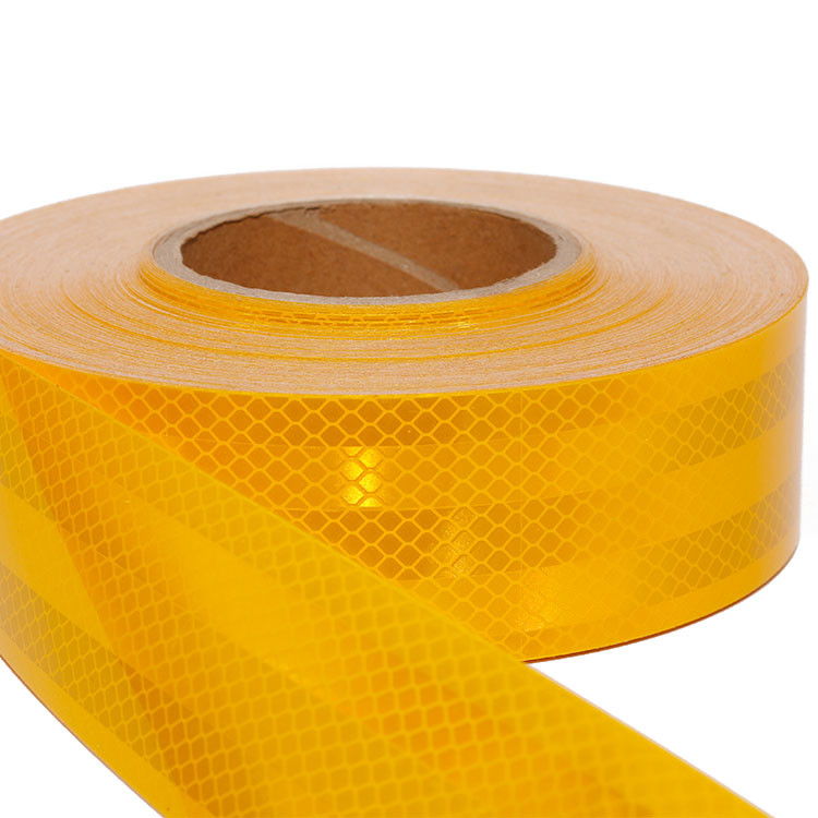 White Yellow Red PET Prismatic ECE 104R ECE Reflective Tape For Truck