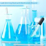 Lab Medical Science Glass Stick 12" Length Stir Rod Glass Stirring Rods Stir