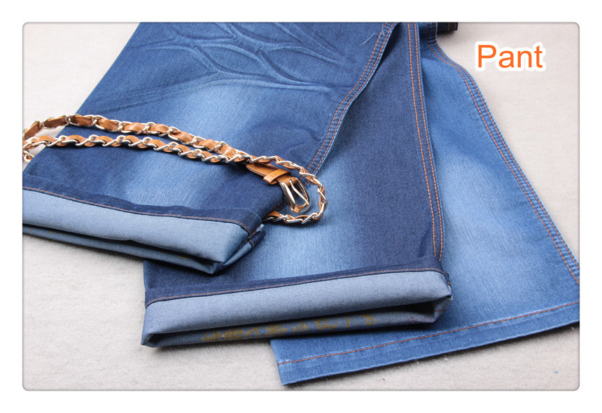 10 Oz Blue Skinny Slub Stretchy Jean Fabric Skirt Trousers Pants Jacket Coat Support