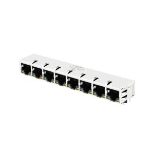 Wholesale LPJ86404AENL 10/100 Base-T 1X8 Port RJ45 Jack Connector from china suppliers