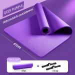 Beginner Gym Pilates Exercise 20mm Widened Lengthened Home Fitness Non Slip NBR