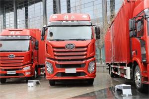Wholesale Jiefang Medium Truck Sunroof Air Conditioning 12-Speed 510 HP 8X4 9.4m LNG Fence Truck from china suppliers