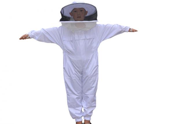 Quality Terylene Honey Bee Protection Suit Kids Beekeeping Protective Clothing With Round Veil for sale