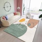 Modern Style Imitation Cashmere Living Room Floor Carpets For Sofa Bedroom