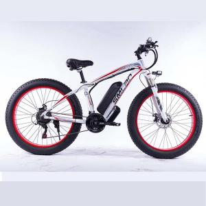 Wholesale Smart 26 Inch Bike Full Suspension Electric Mountain Bike LCD Display from china suppliers