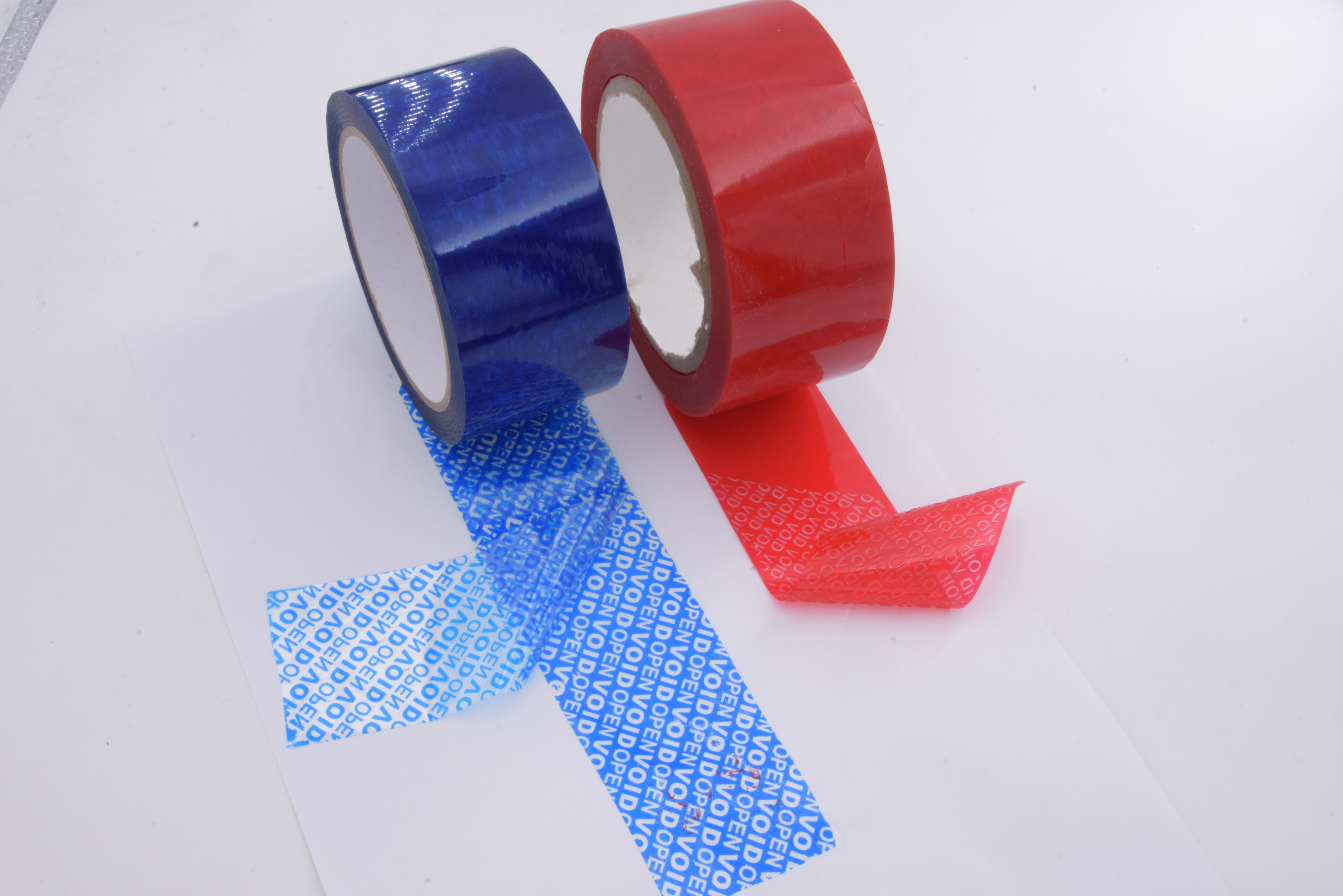 Void Open Tamper Evident Sticker Tape Warranty Sealing Tape For Packing
