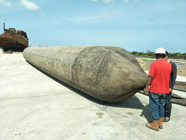 Heavy Duty Ship Launching Airbags Construction Inflatable Air Bags