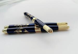 Wholesale Elegant Multifunctional Manual Tattoo Pen Black Golden Microshading Handpiece from china suppliers