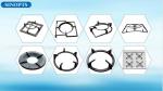 Sinopts Pan Support Cast Iron Support