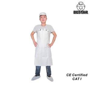Wholesale White Disposable Protective Apron FDA Disposable Medical Apron from china suppliers
