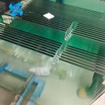 Customized 12mm Transparent Toughened Glass For Bathroom Doors