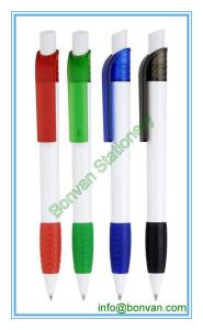 Wholesale blank printed retractable plastic ball pen, nice plastic promotional pen from china suppliers