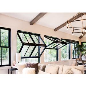 Wholesale Soundproof Commercial Push Up Aluminium Glass Windows from china suppliers