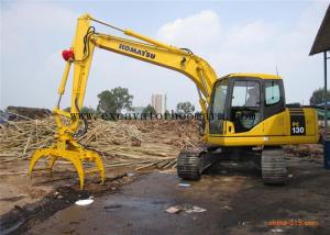 Wholesale Hydraulic Log Grapple For Excavator , 360 Degree Rotating Wood / Stone Grapple from china suppliers