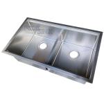 Workstation Double 50/50 Undermount Kitchen Sink For Apartment