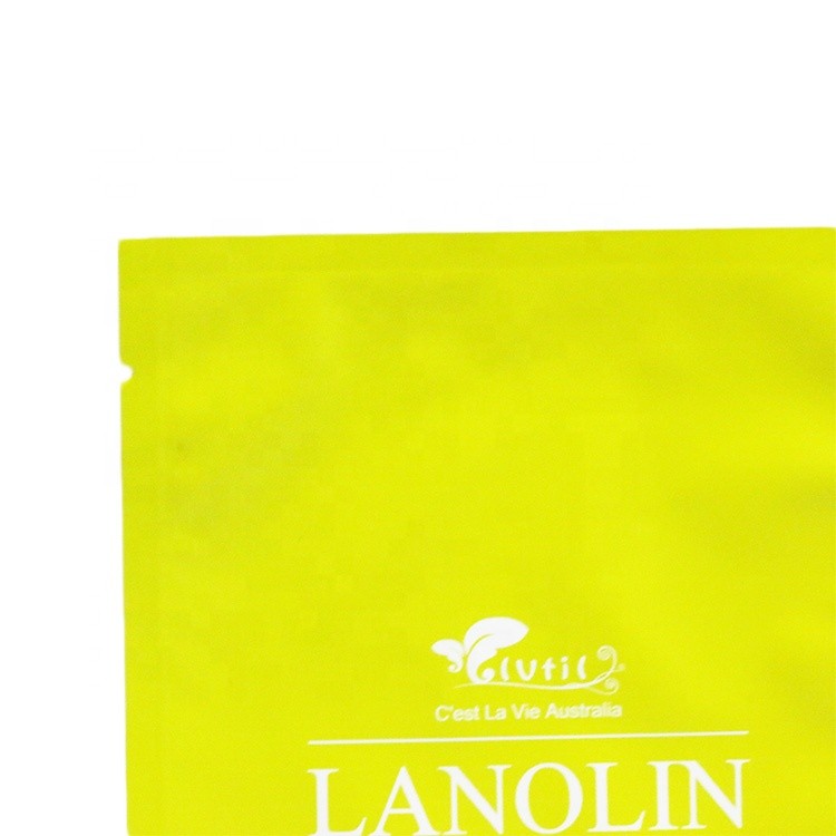 Custom Printing Aluminum foil facial mask Plastic packaging Bags with Heat Seal