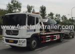 DongFeng Flatbed Tow Truck 3 Cabin Hydraulic Cylinders For Medium Sized Cars