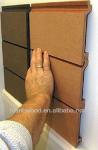 Customized Color WPC Extrusion Fluted Exterior Wall Panel for Modern Outdoor