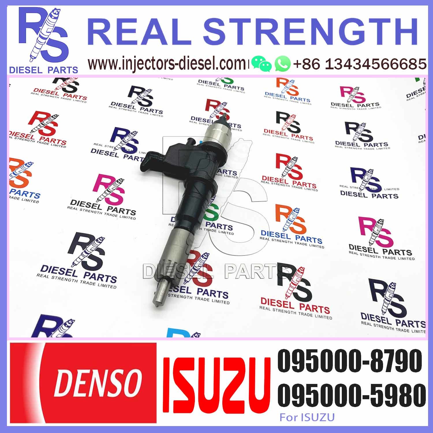 Diesel Engine Fuel Common Rail Injector 8-98140249-0 8981402490 0950008790 095000-8790