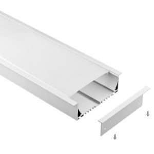 Wholesale Heat Dissipation Recessed LED Profile Oblong Aluminum Channel 117*35mm Anodized from china suppliers