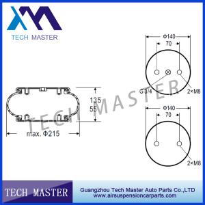Wholesale Car part air spring single convoluted industrial for goodyear truck air bellows spring FS120-9 from china suppliers