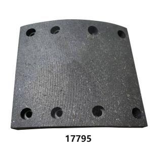 Wholesale Truck Spare Parts Brake Linings For MERCEDES BENZ WVA 17795 None Asbesto from china suppliers